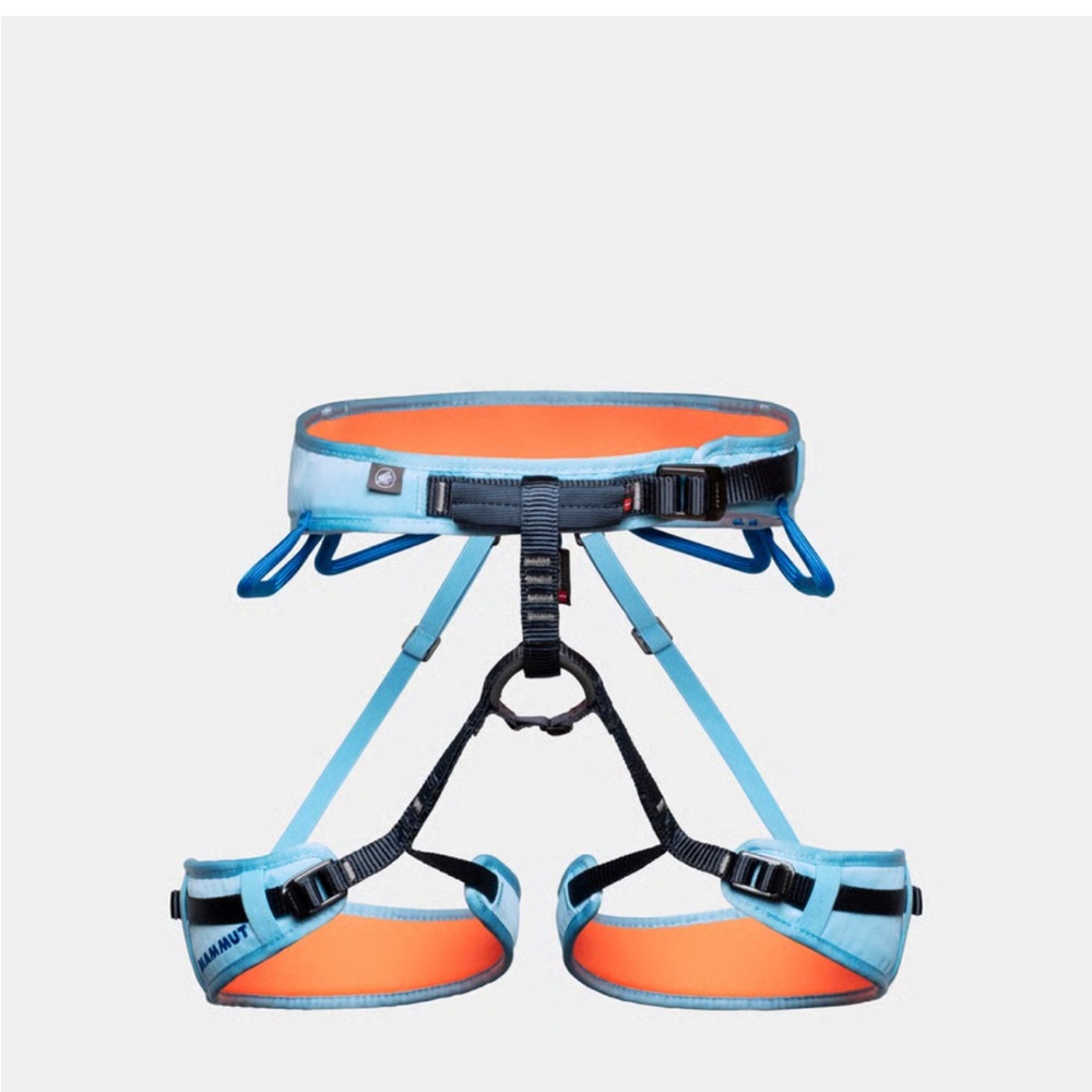 Mammut Ophir 3 Slide Harness in Blue and Orange NWT